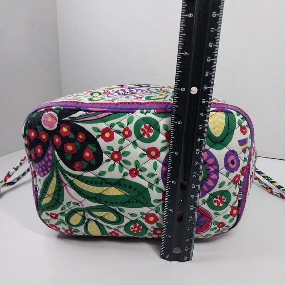 Vera Bradley Emma Viva La Vera Quilted Bucket Tote Bag Drawstring Hand Purse - Picture 10 of 15